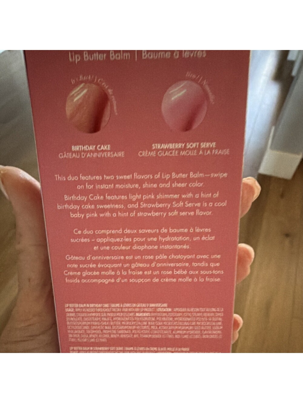 SUMMER FRIDAYS Sweet Pink Duo Hydrating Lip Balm Birthday Cake Strawberry - Picture 4 of 5